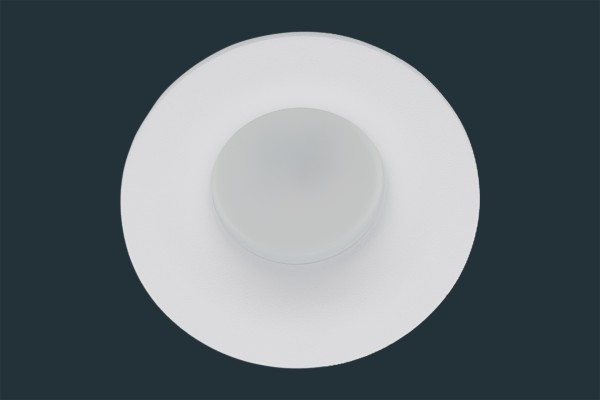 LED Einbaustrahler CURVED, rund, weiß