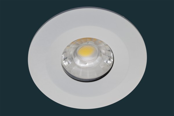 LED Einbaustrahler JET, IP65, dimmbar, 8W, weiß