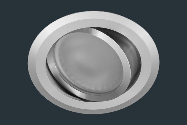 LED Einbauleuchte FLACH 12V, Aluminium