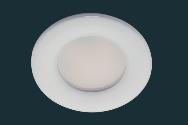 LED Einbaustrahler FLOOD IP44, rund, weiß