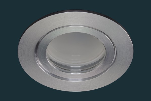 LED Einbaustrahler FLAT DIM IP44 120, aluminium