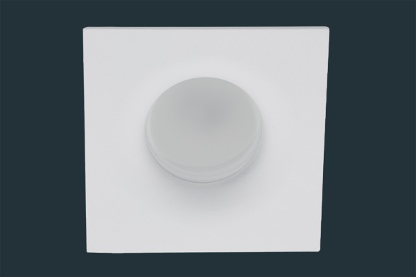 LED Einbaustrahler CURVED, eckig, weiß