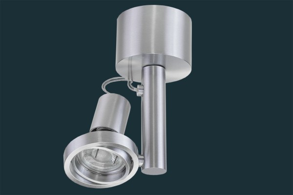 LED Deckenstrahler 1-flammig, dimmbar, SOLID ALU CARDIFF