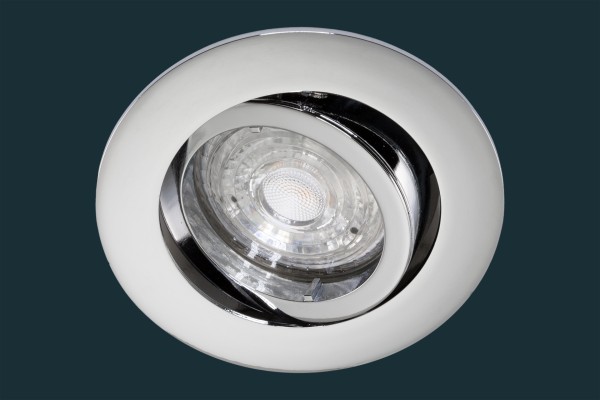 LED Einbaustrahler Osram Superstar, dimmbar, blank chrom